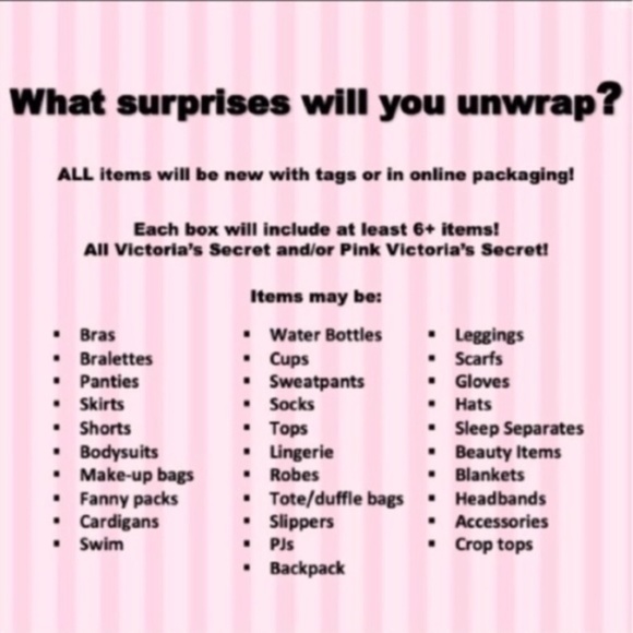 Victoria’s Secret & VS Pink Mystery Box 📦 - Picture 3 of 7